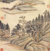 Dong Qichang DETAIL:Emulation of the Ancient Landscape Painting Album